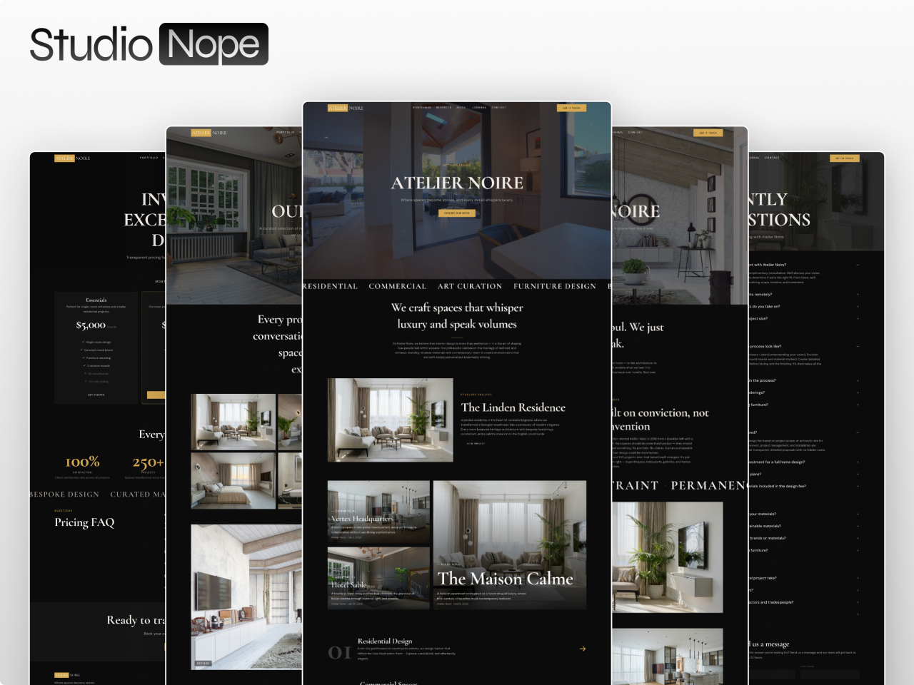 Atelier Noire HubSpot Theme